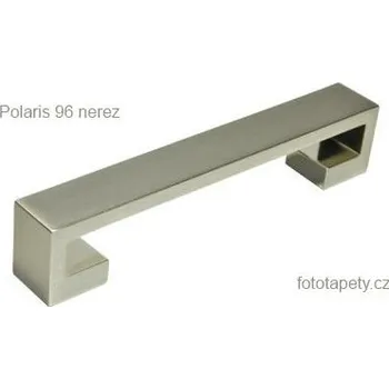 Nábytkové kování kovová úchytka POLARIS 96, 128 Varianta: POLARIS 96, nerez