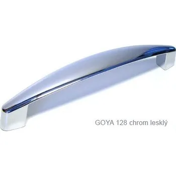 kovová úchytka GOYA 128 Varianta: GOYA 128 chrom lesklý