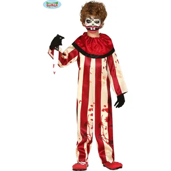 Karnevalový kostým Guirca Horrorový klaun dětský kostým CIRCUS Velikost: 7 – 9 let