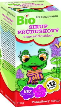 Přírodní produkt Mediate Pohádkový průduškový sirup s mateřídouškou Bio 250 g