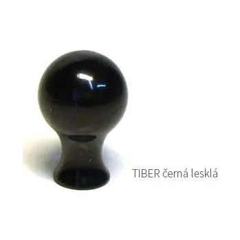 Nábytkové kování kovový knopek TIBER 20 Varianta: TIBER 20 černá lesklá