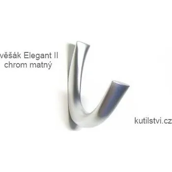 Věšák kovový věšák ELEGANT II Varianta: ELEGANT II chrom matný