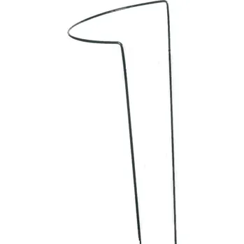 Mulčovací textilie Držák trvalek a keřů kovový půlkruhový průměr 40 cm výška 100 cm