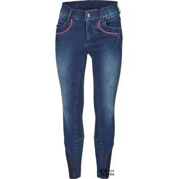 Jezdecké kalhoty Dětské rajtky Busse -YOUNG STAR- - Riflové - 170