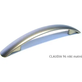 kovová úchytka CLAUDIA 64,96 Varianta: CLAUDIA 96 nikl matný