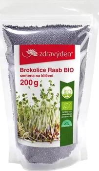Semeno Zdravý den Brokolice Raab BIO semena na klíčení 200 g