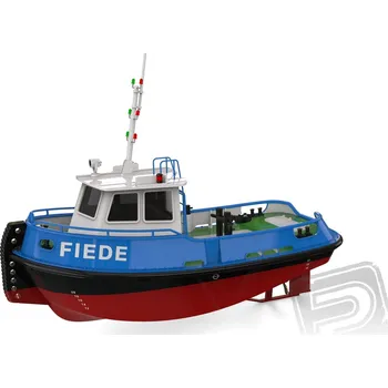 RC model lodě Fiede přístavní remorkér 1:50 kit