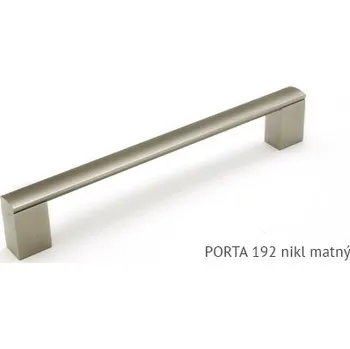 kovová úchytka PORTA A - nikl matný, 96,128,160,192,224,256,320,432,532 Varianta: PORTA A 192 nikl matný