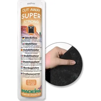 Mulčovací textilie vliselín k odstřižení Madeira 30cmX5m, extra silný,černý