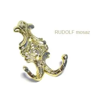Věšák Rustikální věšák Rudolf Varianta: RUDOLF mosaz, doprodej
