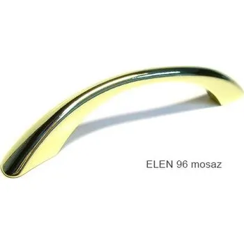Nábytkové kování kovová úchytka ELEN 96 Varianta: úchytka kovová Elen 96mm, mosaz