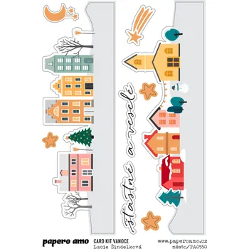 samolepka Papero amo - Samolepky arch - CARD KIT 12-18 / Vánoce
