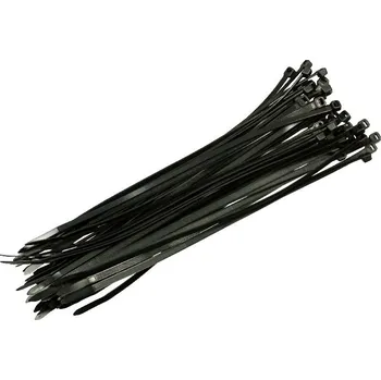 Tanatech Stahovací pásky 200x4,6mm černé / 100ks