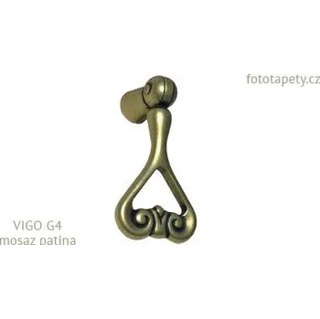Nábytkové kování kovový knopek VIGO G4 sklopný Varianta: VIGO G4 mosaz patina