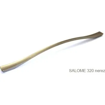 Nábytkové kování kovová úchytka SALOME 128,160,192,256,320 Varianta: SALOME 320 nerez