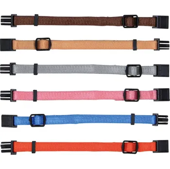 Obojek pro psa Trixie rozeznávací obojky pro štěňata 6 ks růžová-hnědá