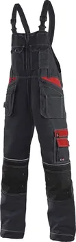 montérky CXS Orion Kryštof černé/červené kalhoty s laclem