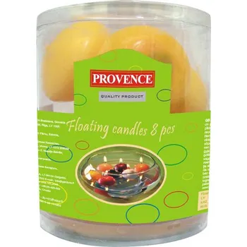 Svíčka Provence Plovoucí svíčka 4,3 x 2,8 cm 8 ks
