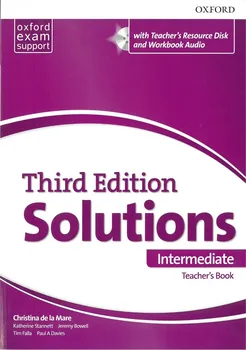 Anglický jazyk Solutions: 3rd Edition: Intermediate Teacher's Book - Tim Falla a kol. (2017, brožovaná)