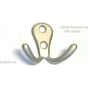 Věšák kovový věšák ROMERO IIa Varianta: věšák ROMERO IIa nikl matný
