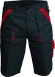 CERVA Max šortky černé/červené