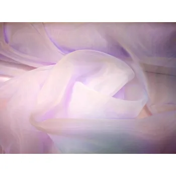 Svatební dekorace Organza lila šíře 150 cm - 10 m