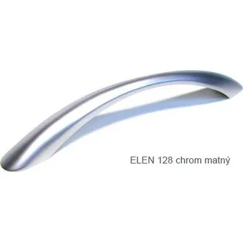 Nábytkové kování kovová úchytka ELEN 128 Varianta: úchytka Elen rozteč 128mm, chrom matný