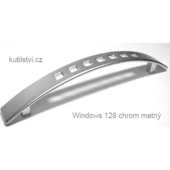 kovová úchytka WINDOWS 128 Varianta: WINDOWS 128 nikl matný