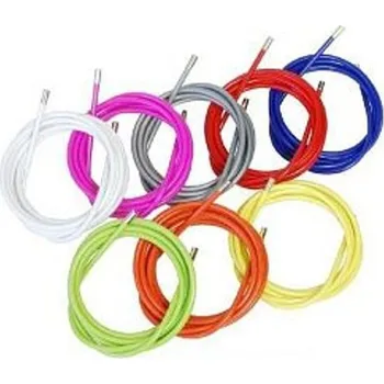 Lanko pro jízdní kolo Bovden řadící Bontrager barevný 1cm - barva: Stříbrná