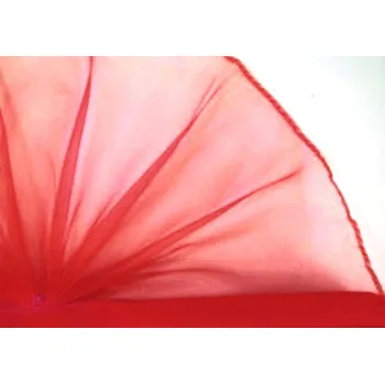 Svatební dekorace Organza šerpa 38 cm/8 m - vínová