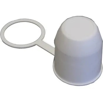 Tanatech Krytka koule bílá s očkem