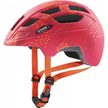 Cyklistická přilba UVEX Finale Junior CC Red/Orange Mat 51-55