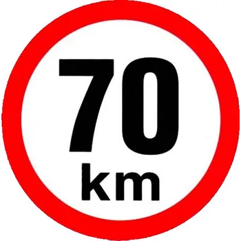 Tanatech Samolepka rychlosti 70 km
