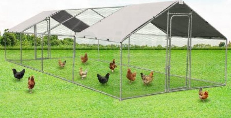 Zateplený kurník pro slepice 182 x 137 x 105 cm