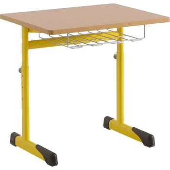 Zahradní lavice NVT Školní lavice jednomístná JL 41V Velikost: 3-5 - postava 119-176 cm, Barva kovu: RAL 3003 - rubínová