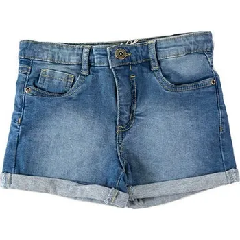 Dívčí kraťasy Kraťasy dívčí džínové s elastenem, Minoti, KG DSHORT 6, modrá - 116/122 | 6/7let