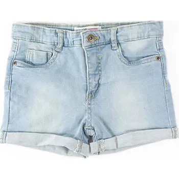 Dívčí kraťasy Kraťasy dívčí džínové s elastenem, Minoti, KG DSHORT 7, modrá - 98/104 | 3/4let