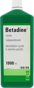 Dezinfekce EQIS Betadine desinfekční roztok 1 l