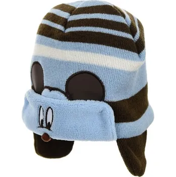 Mickey Mouse modročerná zimní čepice Velikost: 48