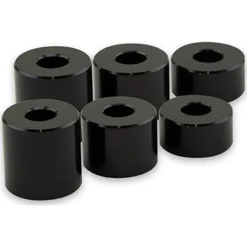 Motodoplněk HS MOTO - Německo Hliníkové distanční podložky sada 6ks parametry produktu: hliníkové černé