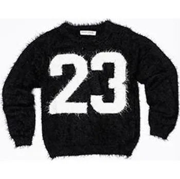 Dívčí mikina Svetr dívčí chlupatý, Minoti, GRUNGE 4, černá - 110/116 | 5/6let