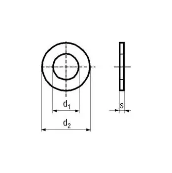 podložka Plastová podložka M8 BOSSARD 1964461