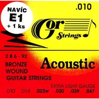 Struna pro kytaru a smyčcový nástroj Acoustic 2B6-92 struna "E1" samostatná
