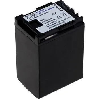 TopTechnology Baterie Canon BP-827 2400mAh 7,2V Li-Ion neoriginální příslušenství pro digitální videokamery