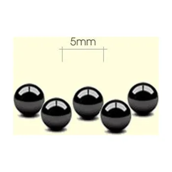 Svatební dekorace NeoCube Black 5mm (5ks náhradních kuliček)