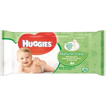 Dětský vlhčený ubrousek Huggies Natural Care vlhčené ubrousky 56 ks