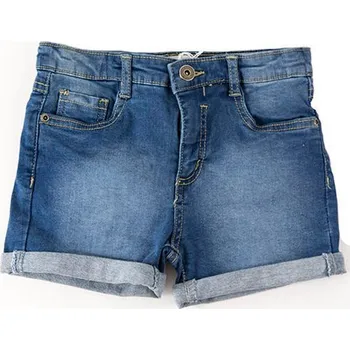 Dívčí kraťasy Kraťasy dívčí džínové s elastenem, Minoti, KG DSHORT 5, modrá - 98/104 | 3/4let