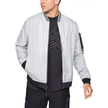 Under Armour Unstoppable Woven Bomber šedý
