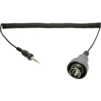 Interkom na motorku SENA redukce pro transmiter SM-10: 5 pin DIN kabel do 3,5 mm stereo jack (HD 1989-1997, Kawasaki, Suzuki, Yamaha 1983-)