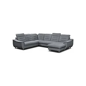 Sedací souprava Sedací souprava BALBOA OT-2F-R-2 ve tvaru "U2" Malmo 90 světle šedá